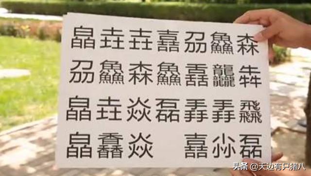 世界上最难写的字是什么