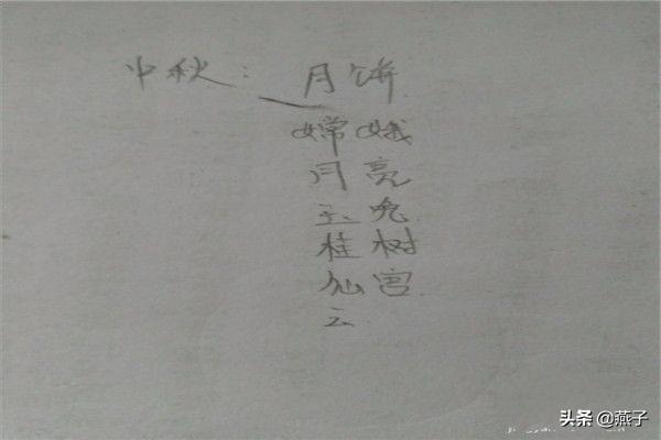 中秋节的故事手抄报(中秋节故事传说手抄报)